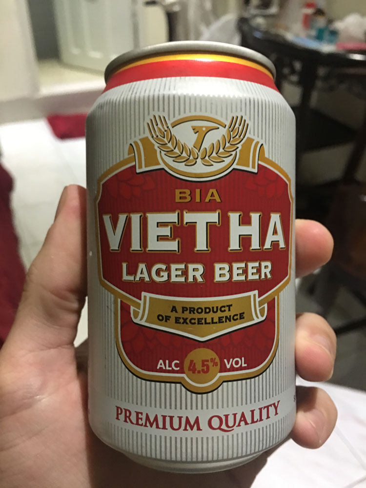Vietnam beer bia vietha lager beer