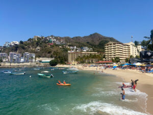 Playa Mismaloya beach area in Puerto Vallarta Mexico