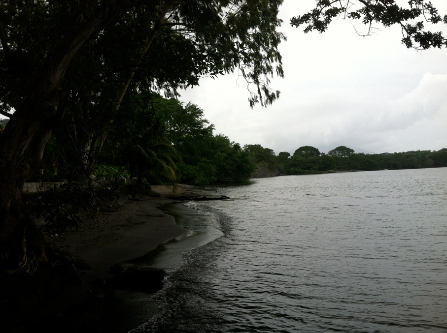 Isla Ometepe shore in Niaragua